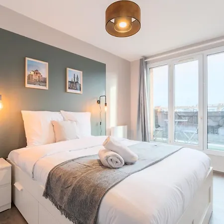 Balcony + Parking! Appartement Rijsel